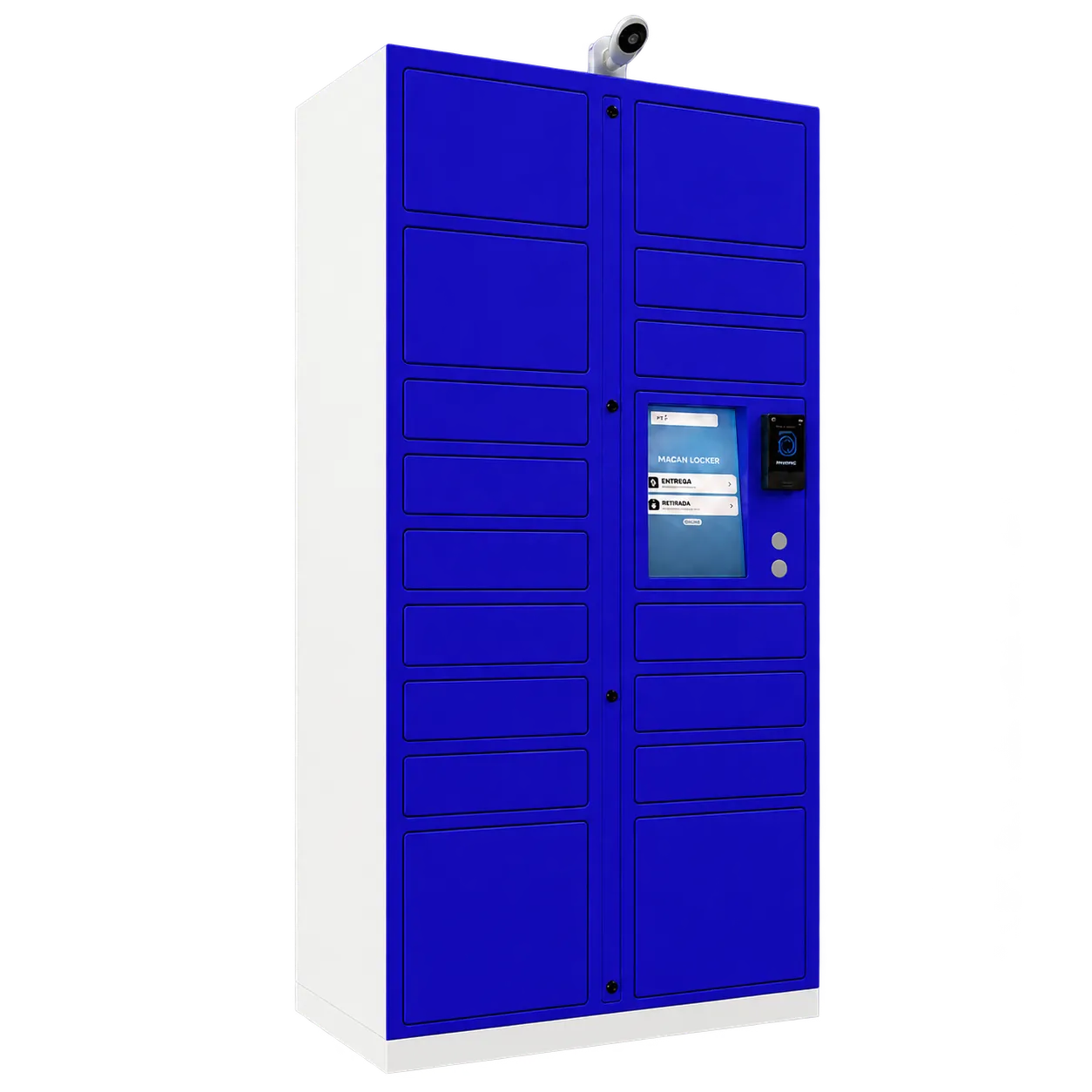 Federal Locker no acabamento Azul profundo